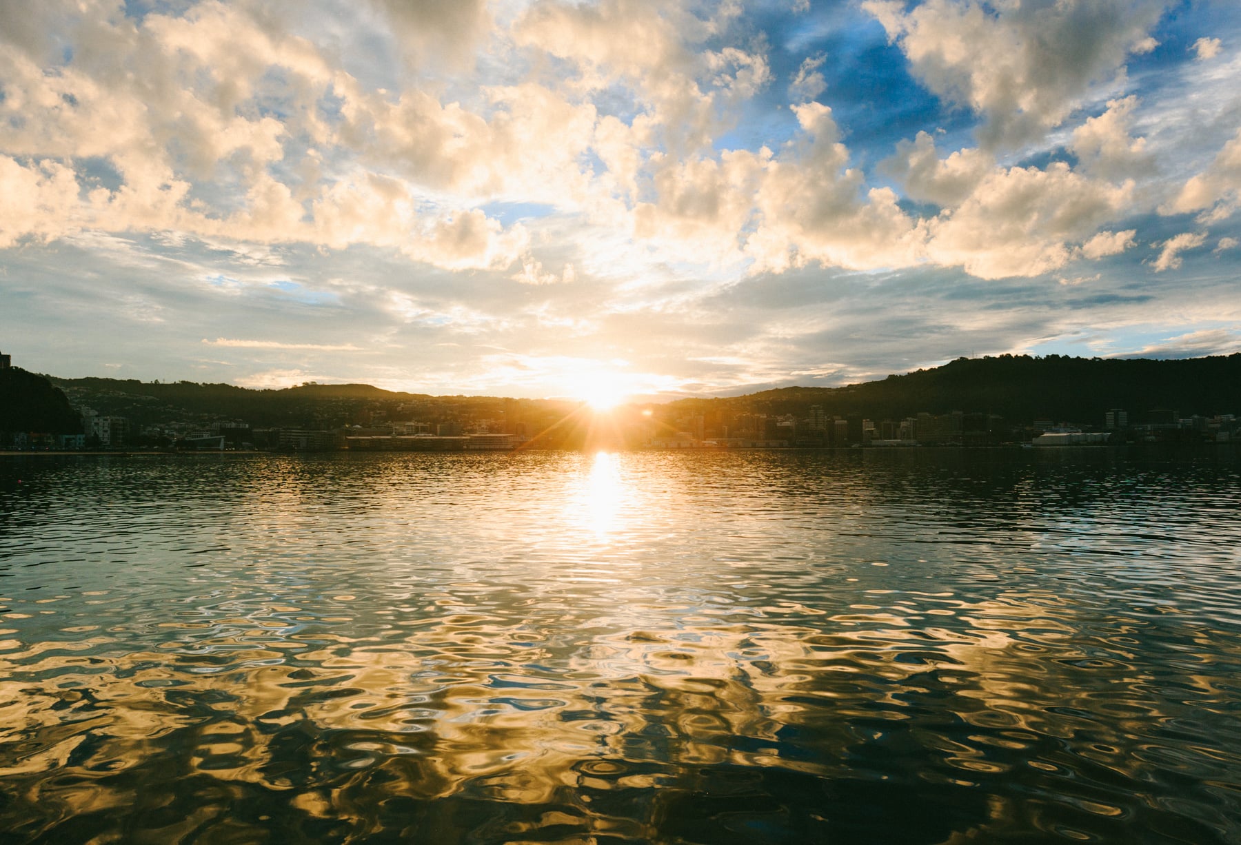 Sunset in Wellington