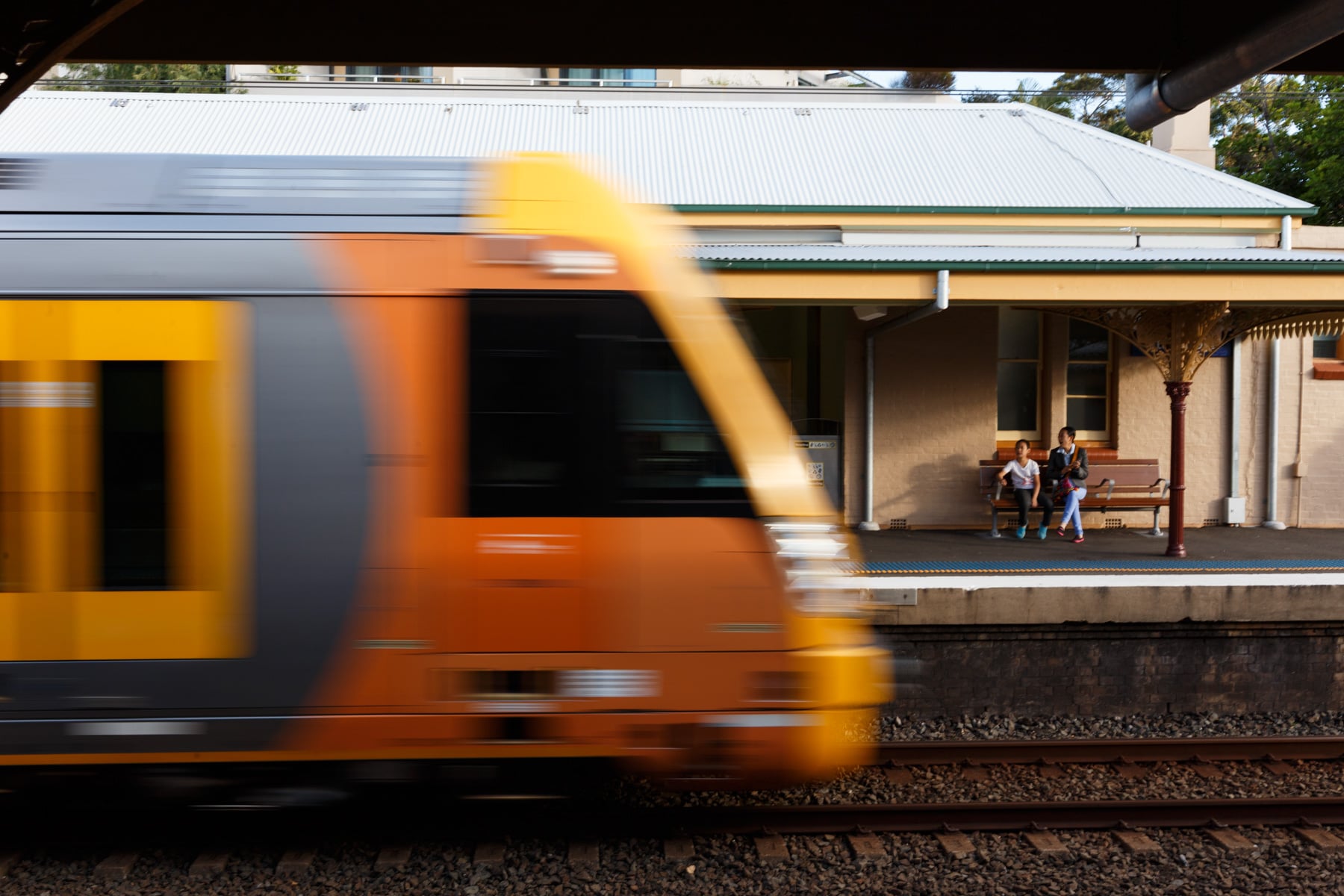 train passing by